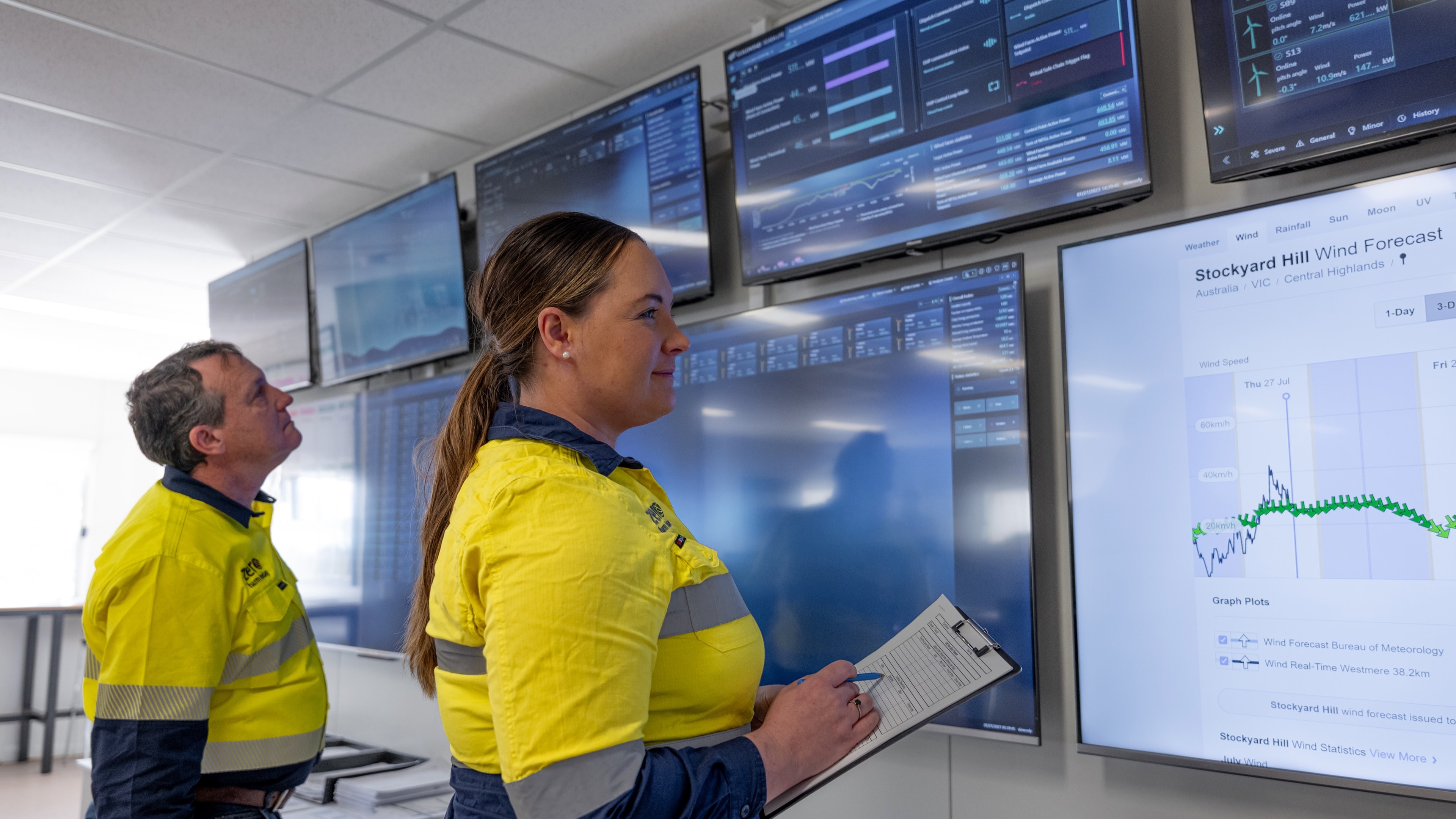 Employees at Stanwell Power Station
